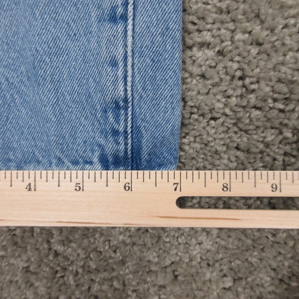 Levis Jeans Mens 30x30 Blue 501 Button Fly Premium Patch‎ Work Faded Denim Pants